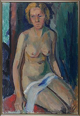 A young nude model.