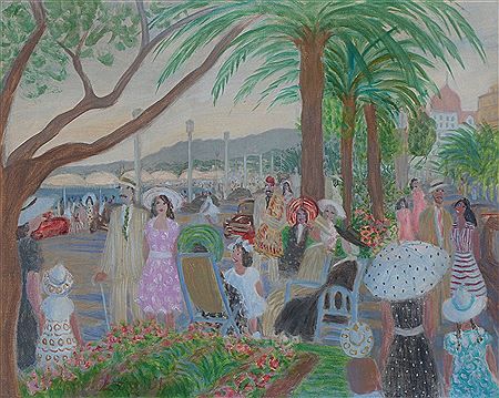 Promenade des Anglais in Nice by Anni Logstrup - Auction record, sale price, and art valuation. Compare with similar artists and explore comparable artworks.