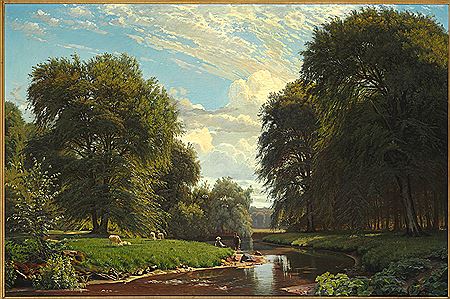 Two small boys at a stream. by Johannes Boesen - Auction record, sale price, and art valuation. Compare with similar artists and explore comparable artworks.