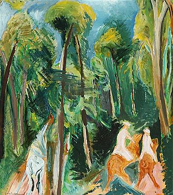 Forest painting