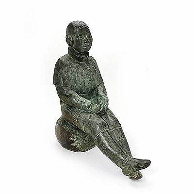 "Martha". Young greenlandic girl seated in national costume. by Svend Rathsack - Auction record, sale price, and art valuation. Compare with similar artists and explore comparable artworks.