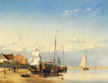 View from the harbour in Nordby, Fanø.