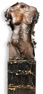 Woman's torso.