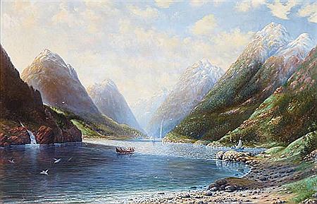 View from Königsee in Bavaria.