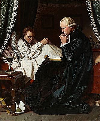 The last days of the Danish poet Johannes Ewald (1743-1781).