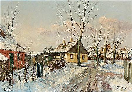 Winter landscape by Theodor Ulrichsen - Auction record, sale price, and art valuation. Compare with similar artists and explore comparable artworks.