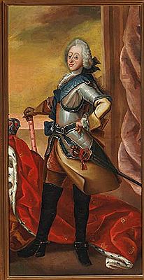 Full-length portrait of Frederik V.
