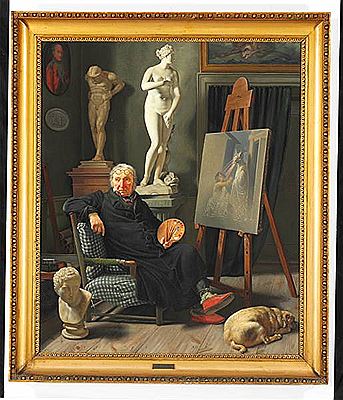 Portrait of professor Lorentzen in his study by Martinus Christian Wesseltoft Rorbye - Auction record, sale price, and art valuation. Compare with similar artists and explore comparable artworks.