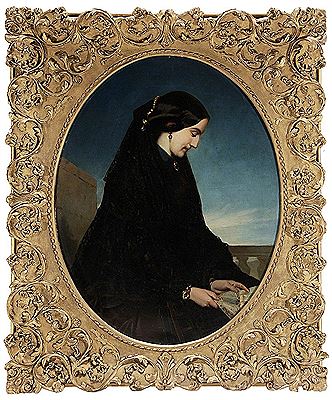 Spanish Woman in Profile