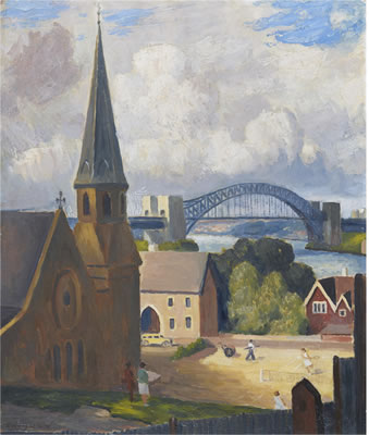 The Bridge from North Sydney, 1939