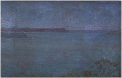 Star Rise over North and Middle Heads, Grotto Point, Sydney