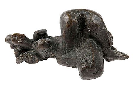 Lying nude