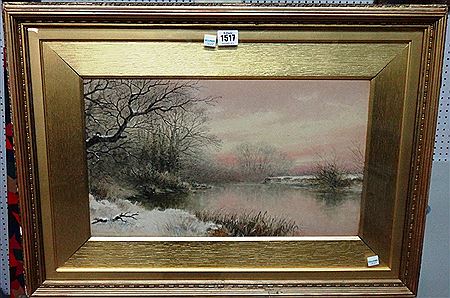 Winter lake scene by William Wells Quatremaine - Auction record, sale price, and art valuation. Compare with similar artists and explore comparable artworks.