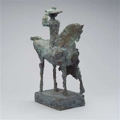 RIDER by Kari Juva - Auction record, sale price, and art valuation. Compare with similar artists and explore comparable artworks.