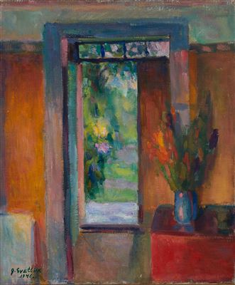INTERIOR WITH DOOR TO THE GARDEN