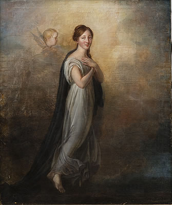 ALLEGORIC PAINTING OF A WOMAN