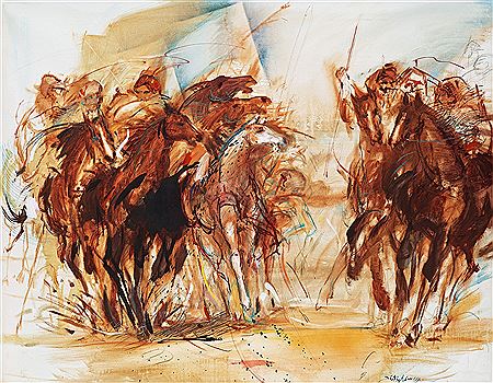 Horses in Battle