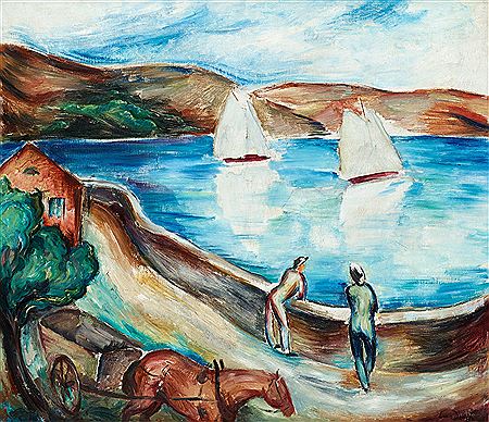 Sample artwork by Evald Dahlskog (1894 - 1950), known for painting - View similar artists and auction records