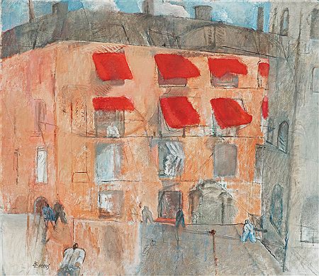 Sample artwork by Birgit Broms (1924 - 2008), known for paintings - View similar artists and auction records