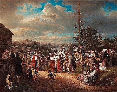 "Midsommardans i Rättvik" (=Midsummer dance in Rättvik)