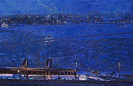 STOCKHOLM BY NIGHT by Bo Larsson - Auction record, sale price, and art valuation. Compare with similar artists and explore comparable artworks.