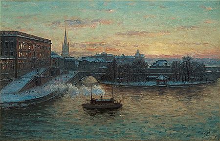 THE ROYAL PALACE IN STOCKHOLM