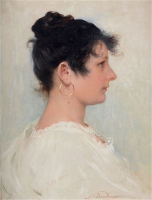 Sample artwork by Nicolo Barabino (1832 - 1891), known for painting - View similar artists and auction records