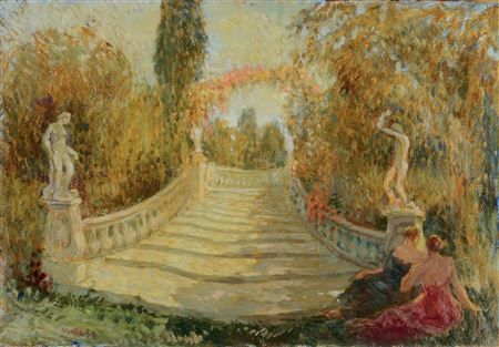 Scalinata in giardino