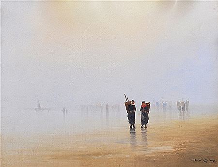 "Clam Gatherers on the Beach"