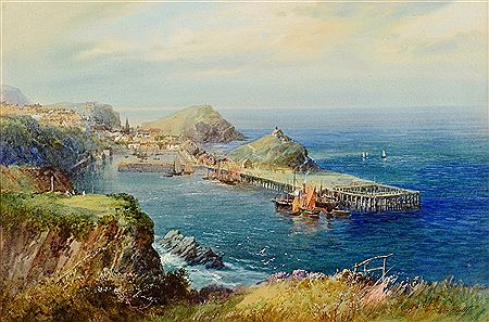 Sample artwork by Walter Henry Sweet (1889 - 1943), known for landscape, coastal painting - View similar artists and auction records