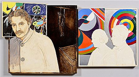 GOODBYE MY LOVES; Relief featuring artists Robert and Sonia Delaunay (2)