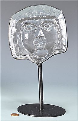 Boda Face Sculpture