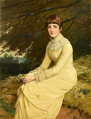 "Portrait of Woman, 1881" (Royal Academy)