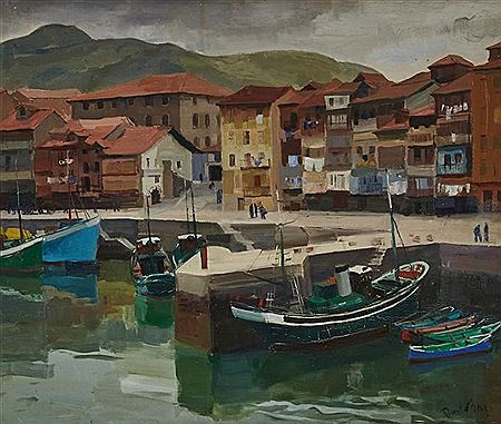 Le Port de Lequeito (Espagne)