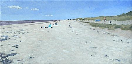 Vanishing point, Norfolk beach