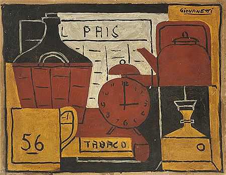 Bodegón El PaÃs by Hugo Giovanetti - Auction record, sale price, and art valuation. Compare with similar artists and explore comparable artworks.