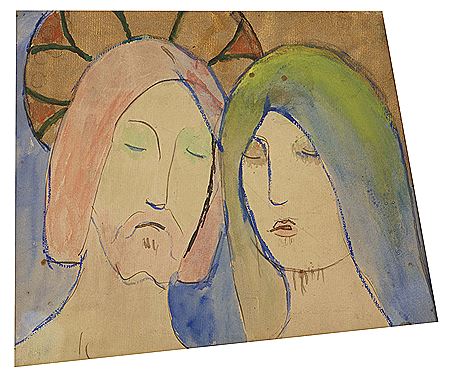 LE CHRIST ET LA VIERGE, 1892