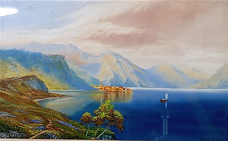 Italian lake scene
