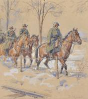 Cavalry under the snow