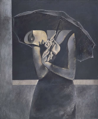 Untitled (Woman Standing in the Rain)