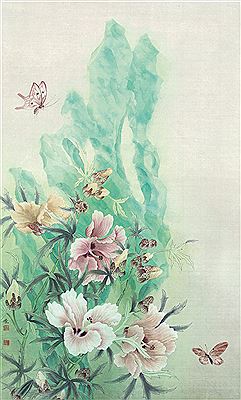 BUTTERFLIES AND FLOWERS