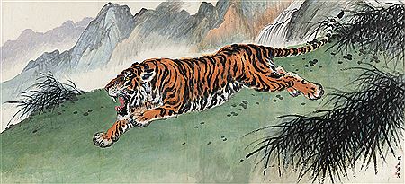 Sample artwork by Shuangan Hu (1916 - 1988), known for scroll painting - View similar artists and auction records