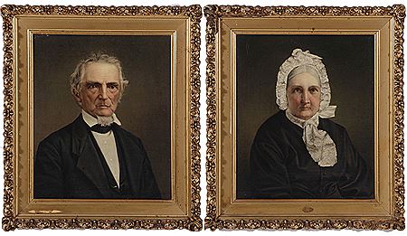JOHN CONRAD ZIMMERMAN (1802-1875) and his wife SELINA PIERCE WANNAMAKER ZIMMERMAN (1810-1889) of Glenn Springs, South Carolina