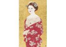 Maiko Dancer Standing Statue