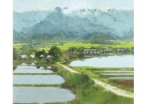 Azumino Landscape by Takashi Asahina - Auction record, sale price, and art valuation. Compare with similar artists and explore comparable artworks.