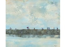 People on the bank by Wasaburo Itozono - Auction record, sale price, and art valuation. Compare with similar artists and explore comparable artworks.