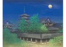 Horyuji by Akihiko Iwanami - Auction record, sale price, and art valuation. Compare with similar artists and explore comparable artworks.