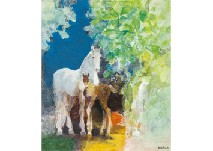 Sample artwork by Kaoru Uehashi (1970s), known for painting - View similar artists and auction records