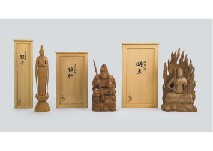 Wooden curving Kannon (3) by Ichimu Yokoyama - Auction record, sale price, and art valuation. Compare with similar artists and explore comparable artworks.