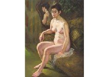 Woman under sunlight